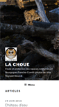 Mobile Screenshot of lachoue.fr